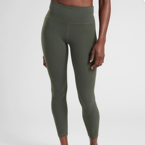 athleta olive green leggings